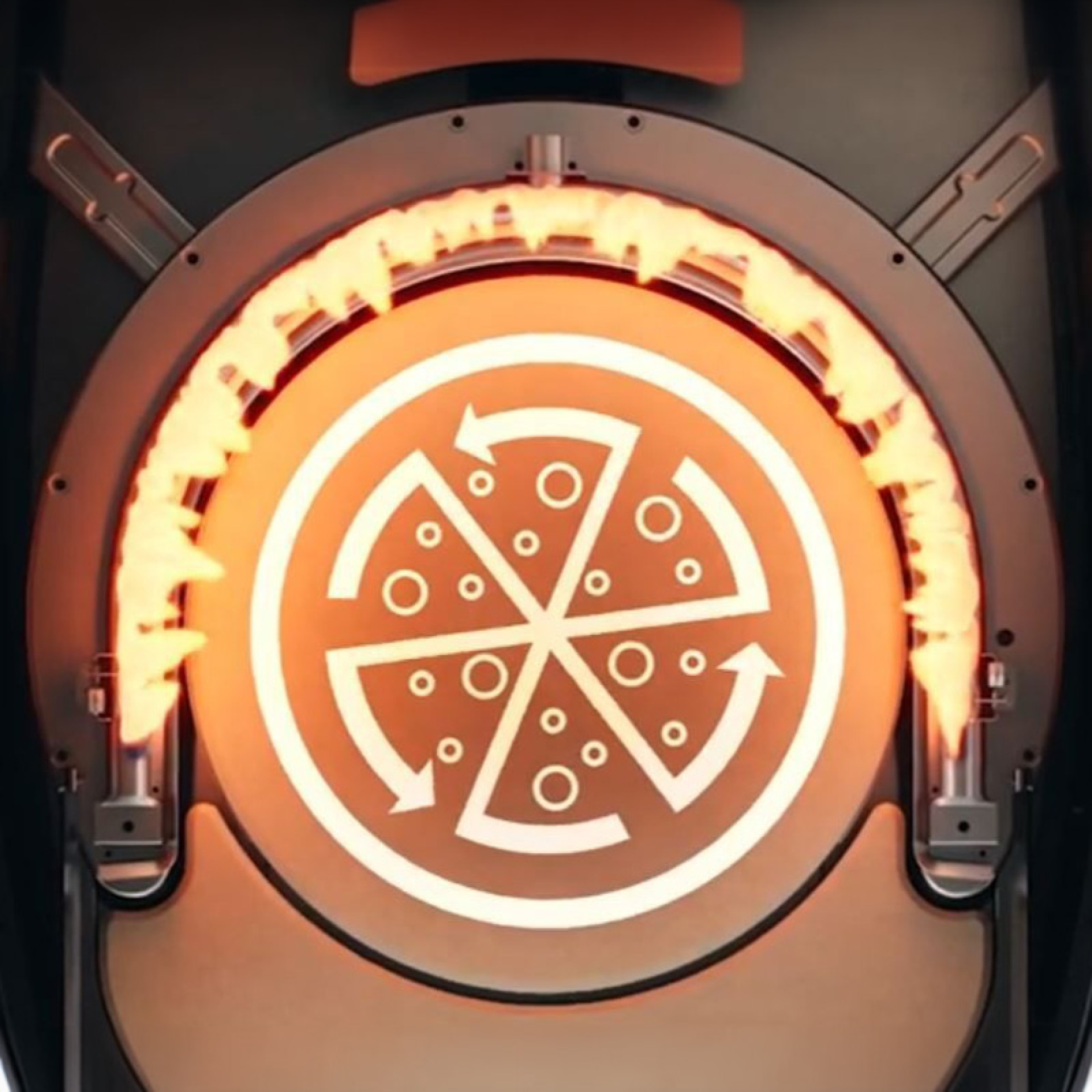 Preview: witt-piccolo-rotante-gas--rotierendem-stein-13-zoll-inkl-aluminium-pizzaheber